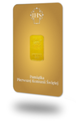 Sztabka Złota - Komunia 5 g | PUDEŁKO I GRAWER GRATIS! - obrazek 6
