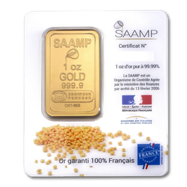Sztabka Złota SAAMP 1 ounce