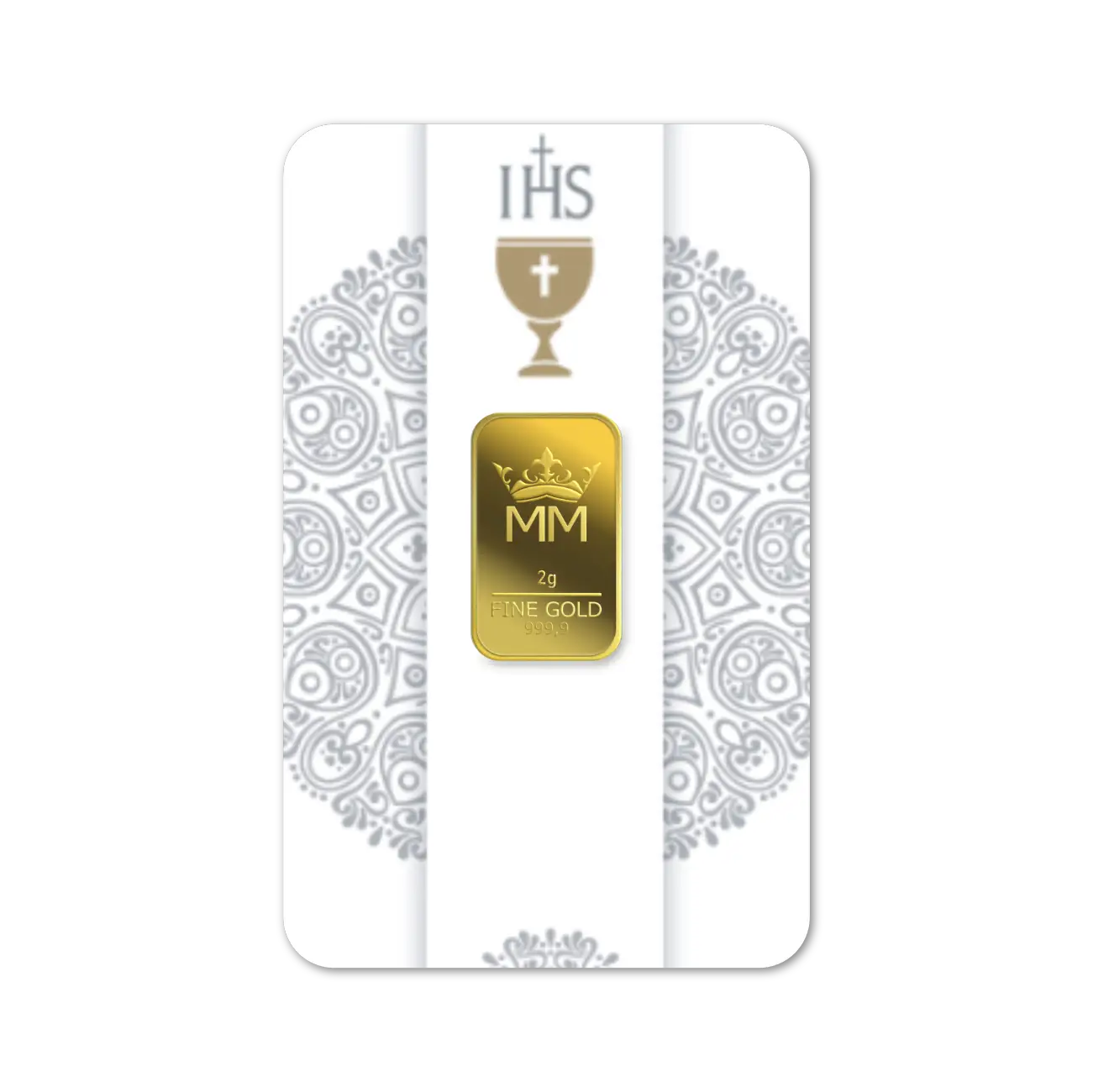 Sztabka Złota - Komunia 2 g | PUDEŁKO GRATIS!